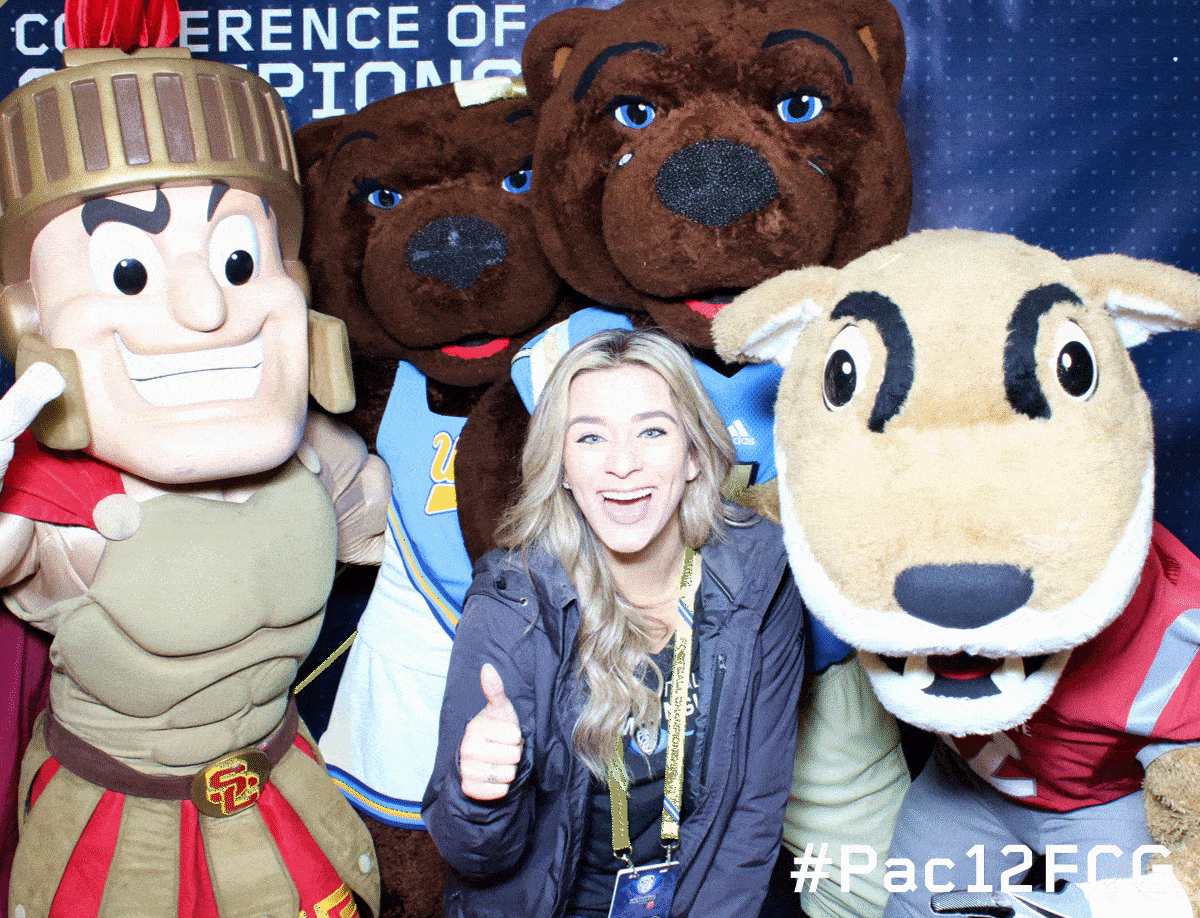 PAC 12 CHAMPIONSHIP: GIF + CUSTOM BACKDROP