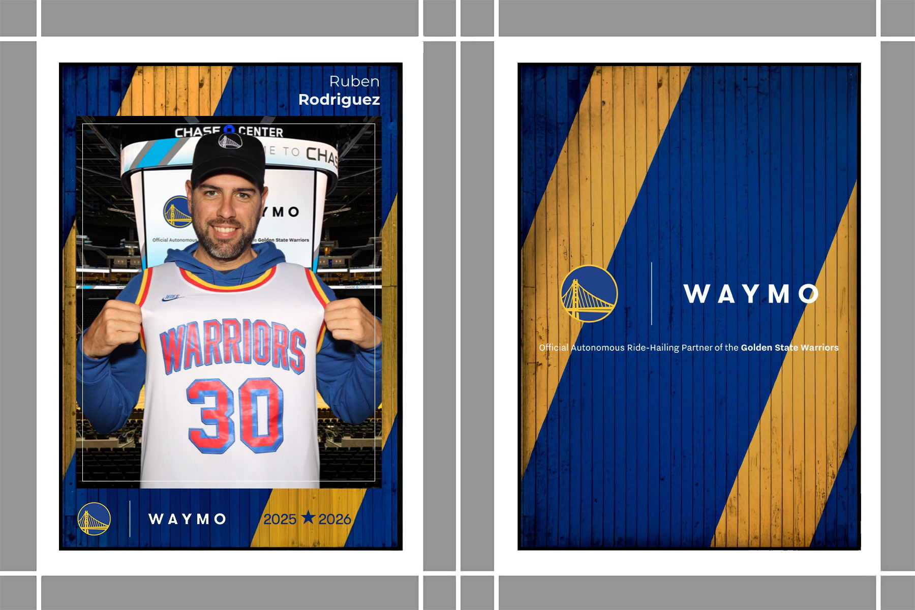 WAYMO TRADING CARDS X GSW