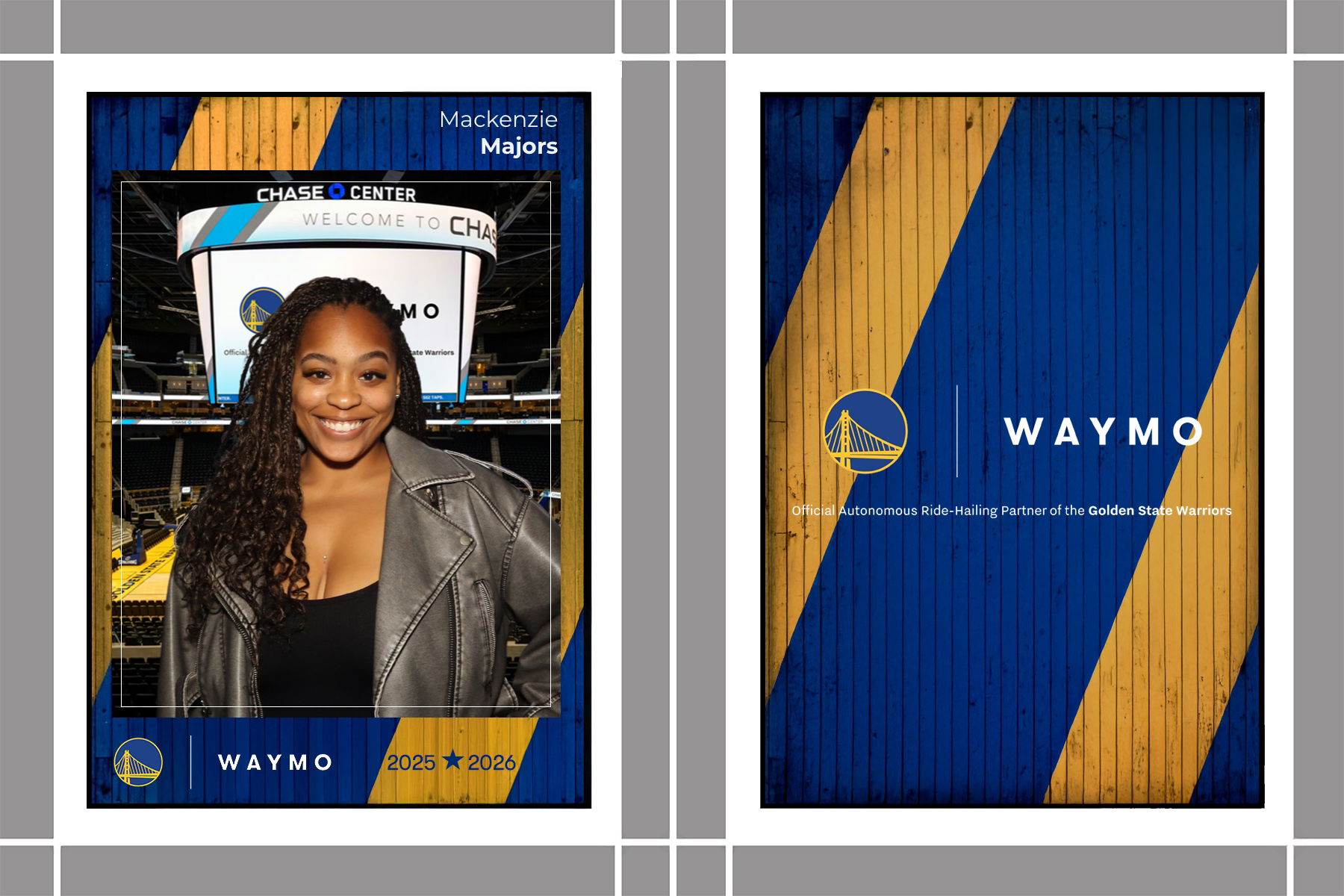 WAYMO TRADING CARDS X GSW