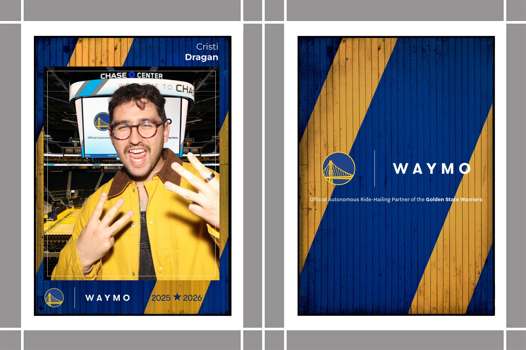 WAYMO TRADING CARDS X GSW