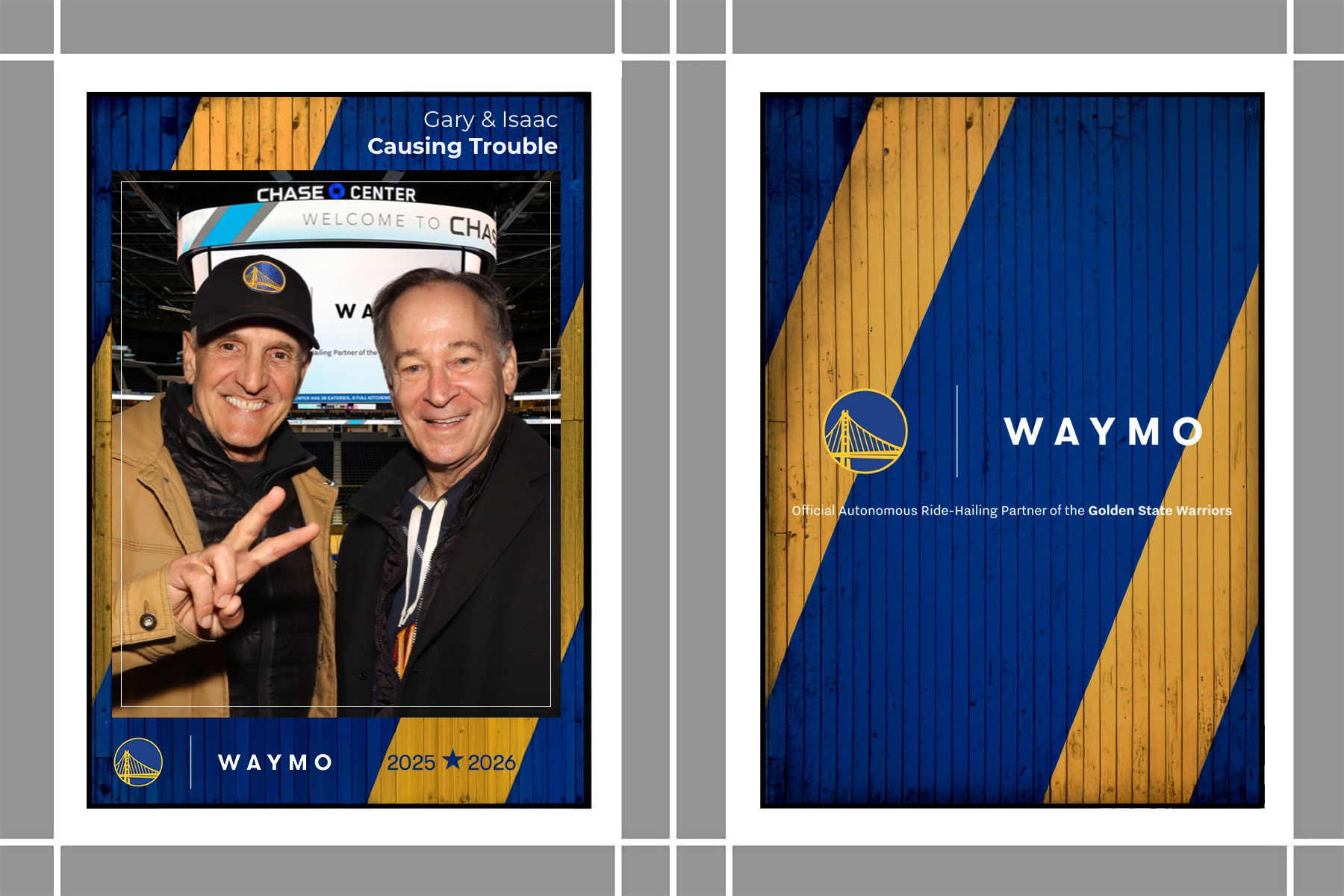 WAYMO TRADING CARDS X GSW
