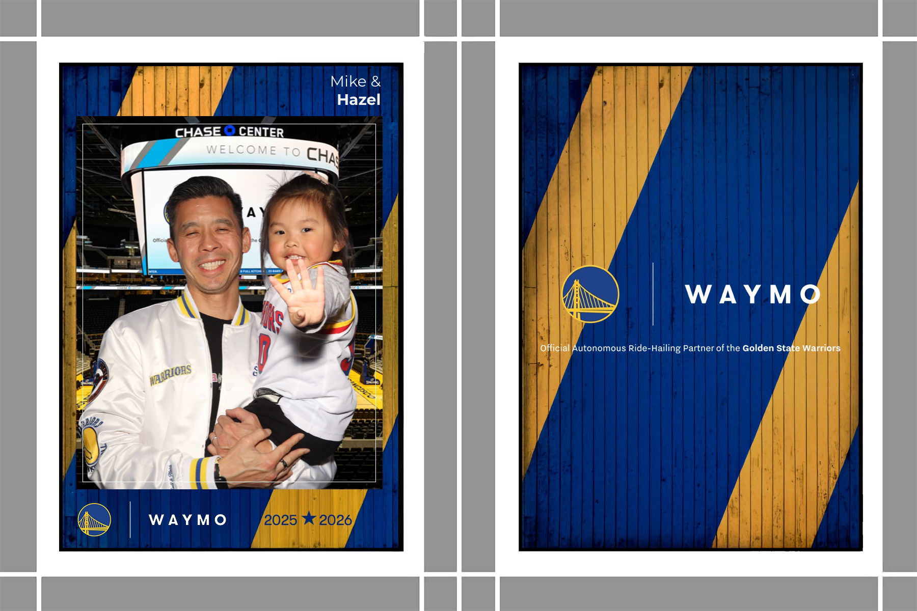 WAYMO TRADING CARDS X GSW