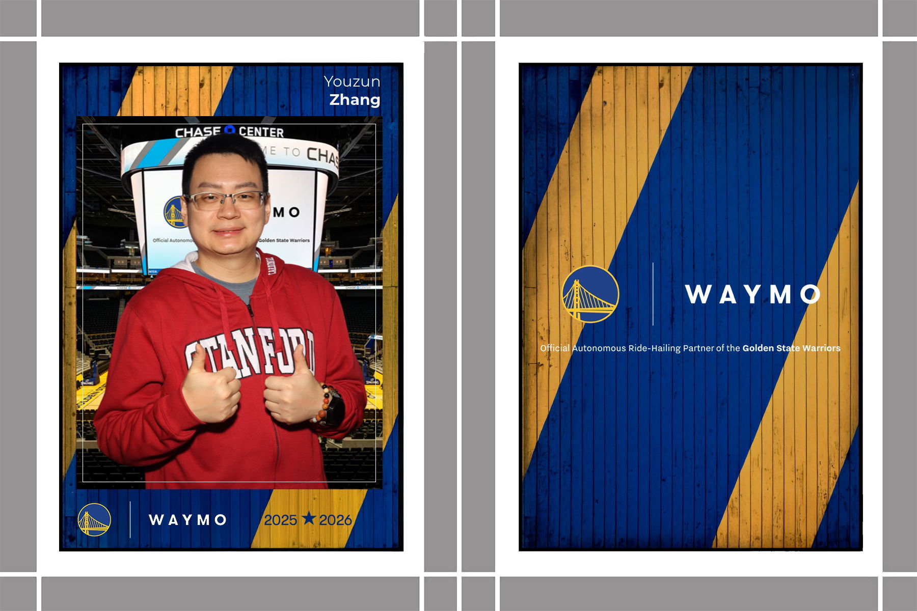 WAYMO TRADING CARDS X GSW
