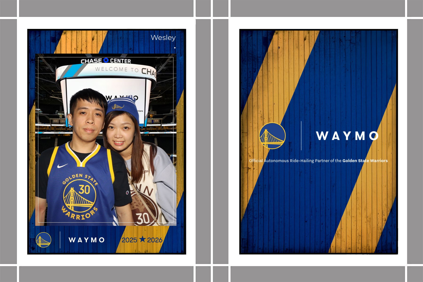 WAYMO TRADING CARDS X GSW