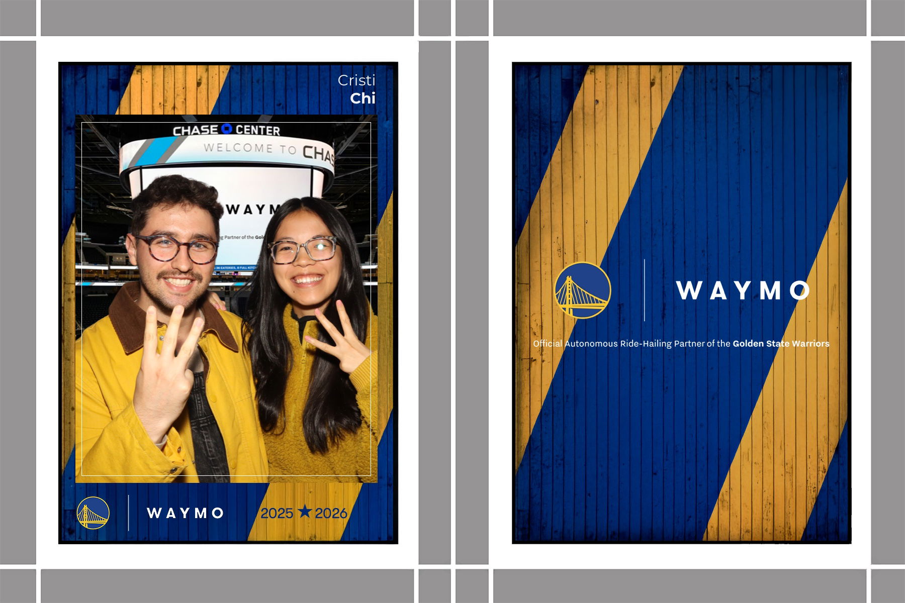 WAYMO TRADING CARDS X GSW