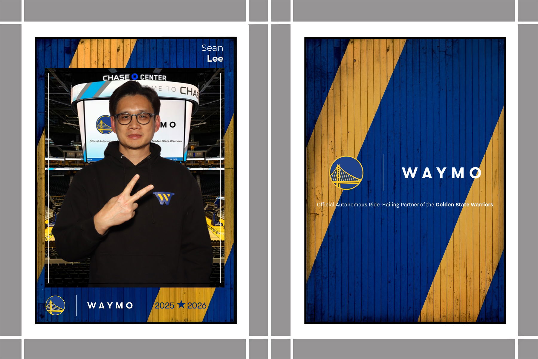 WAYMO TRADING CARDS X GSW