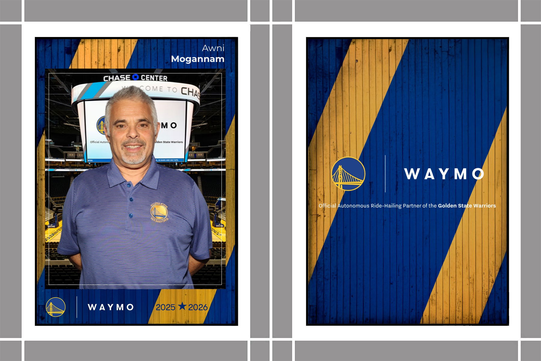 WAYMO TRADING CARDS X GSW