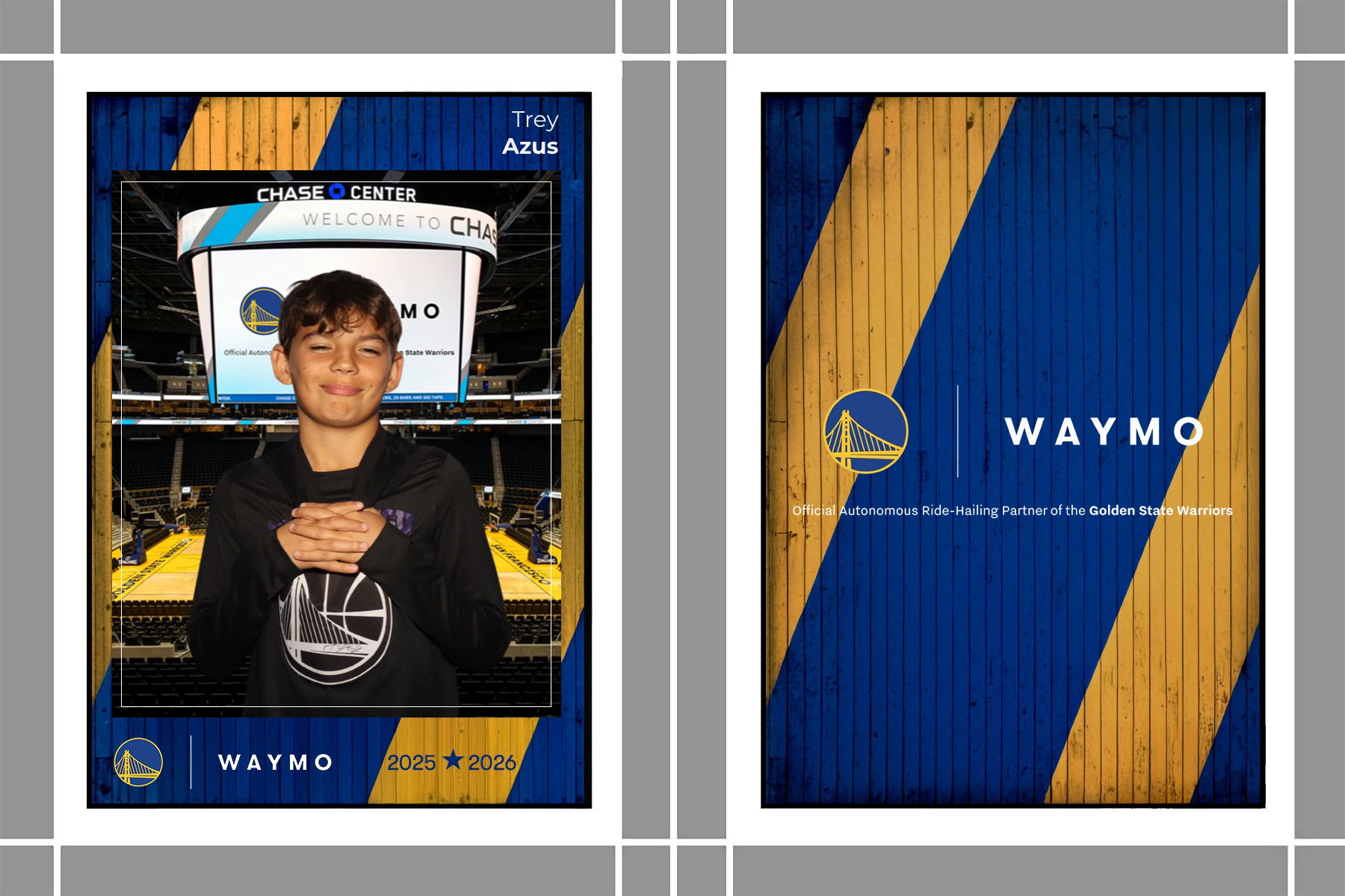 WAYMO TRADING CARDS X GSW