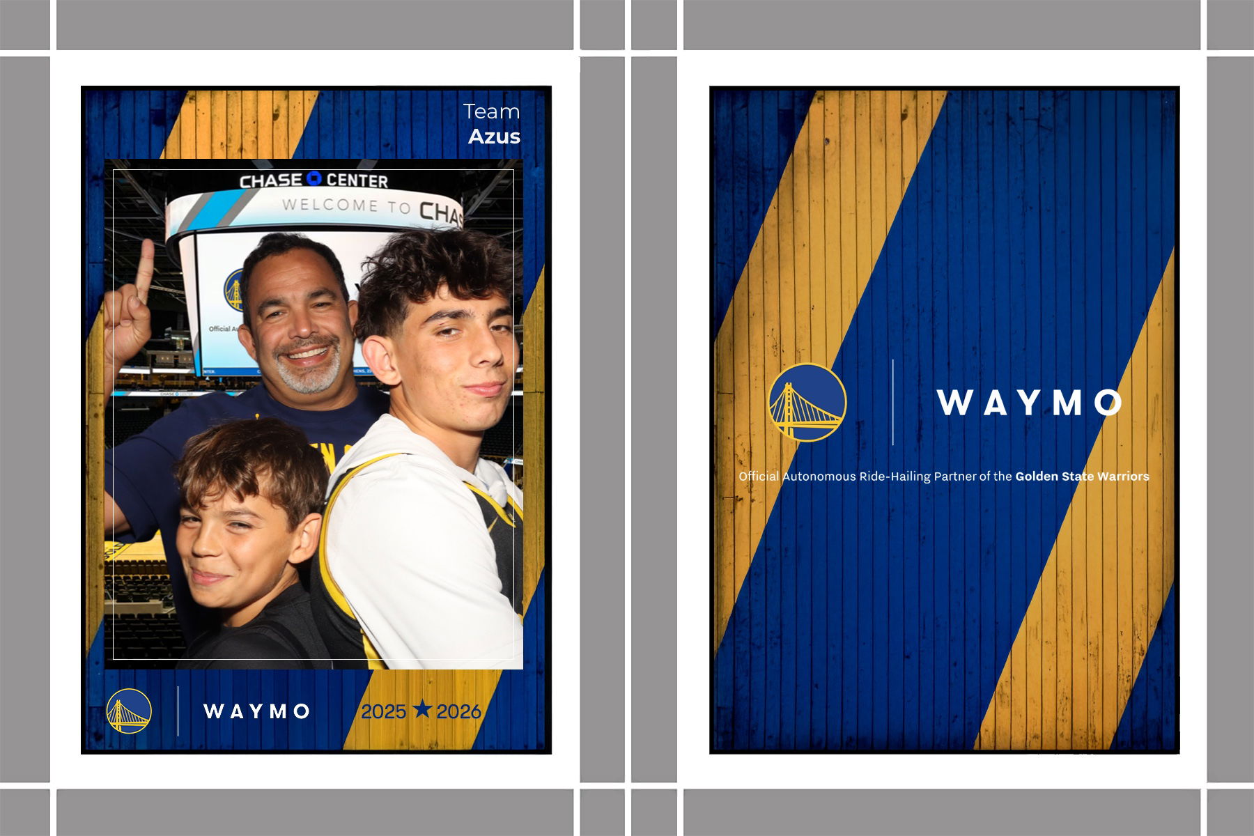 WAYMO TRADING CARDS X GSW