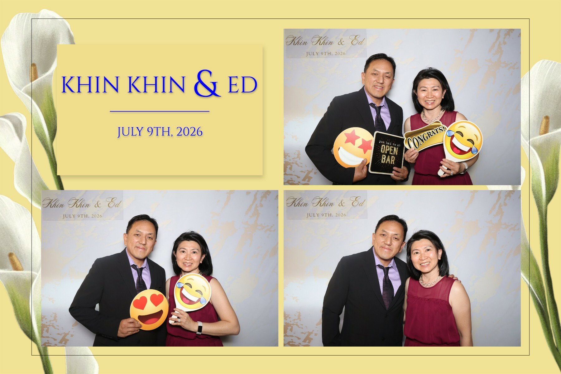 WEDDING OF ED MARTINI & KHIN KHIN SLONE