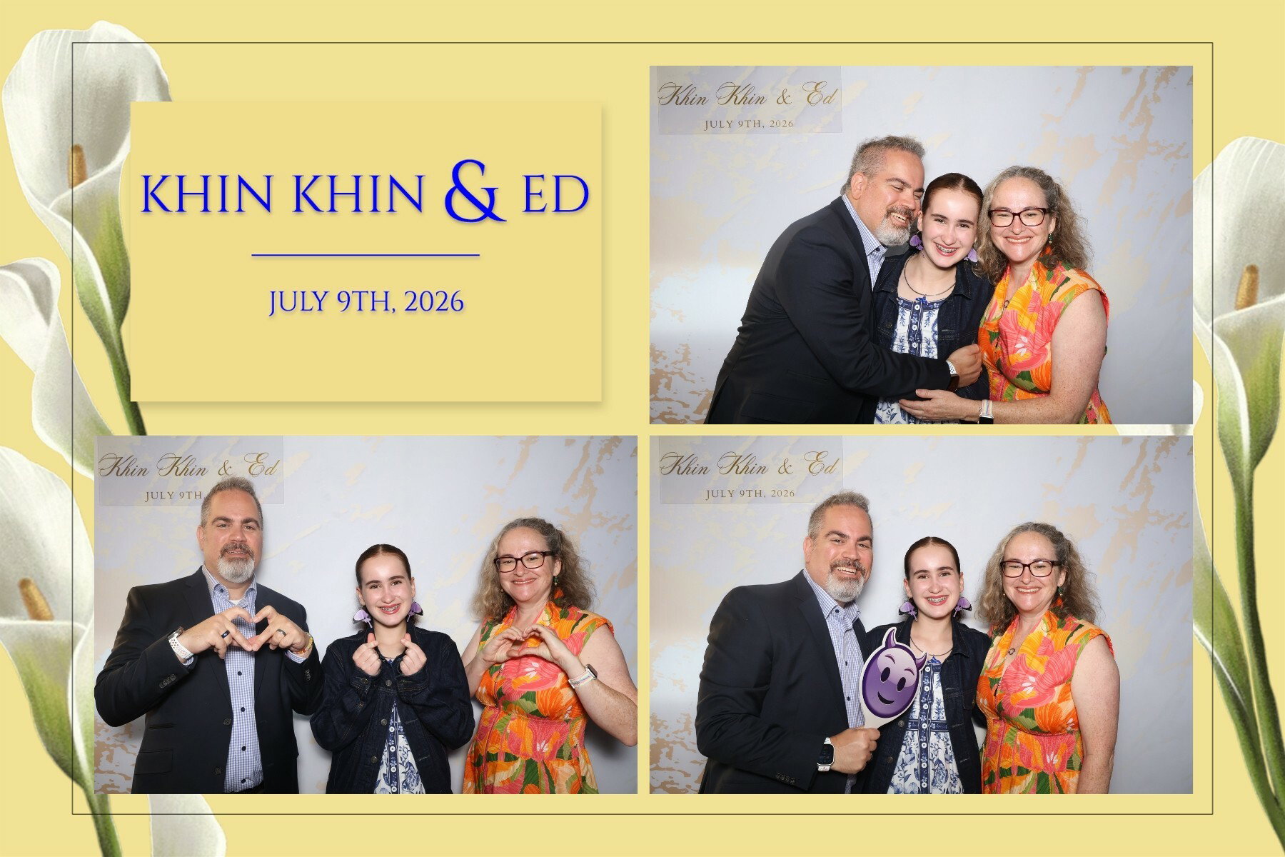 WEDDING OF ED MARTINI & KHIN KHIN SLONE
