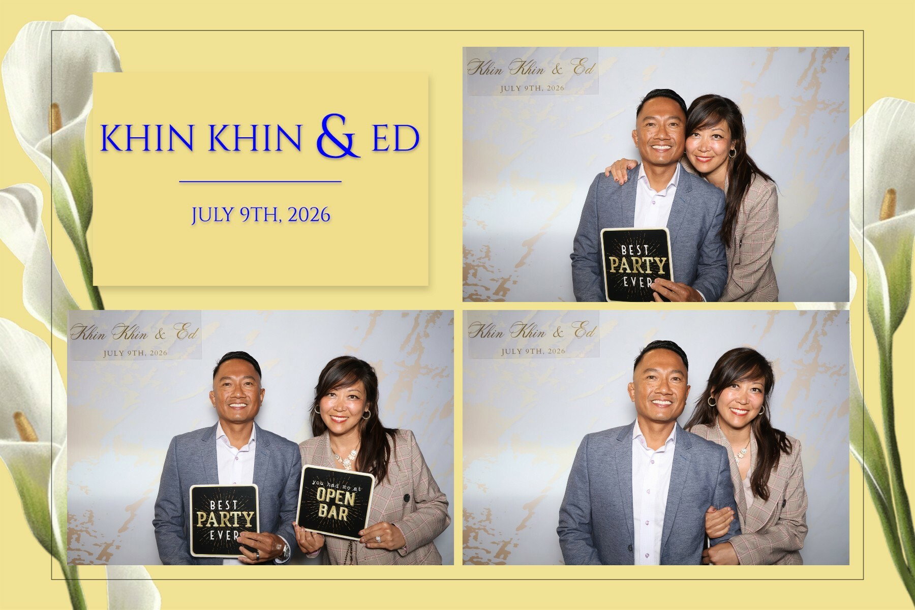 WEDDING OF ED MARTINI & KHIN KHIN SLONE