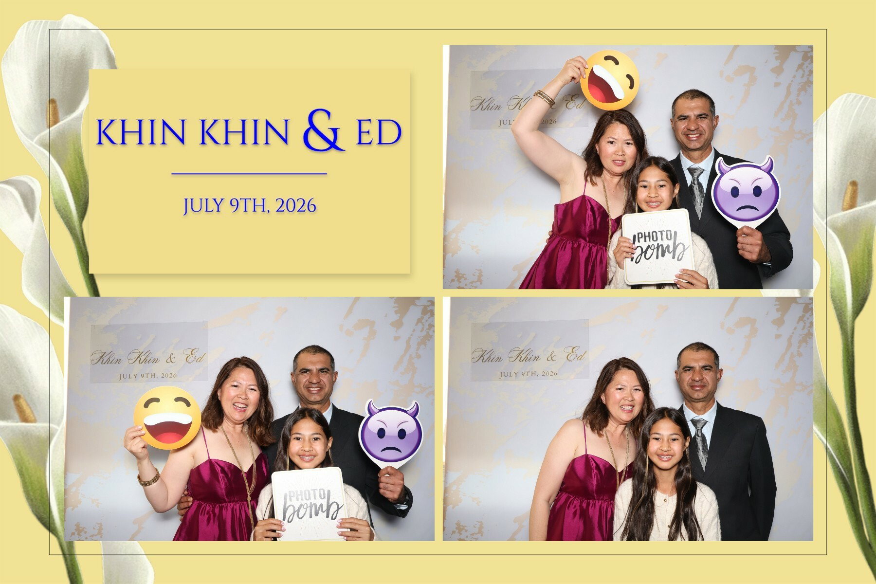 WEDDING OF ED MARTINI & KHIN KHIN SLONE