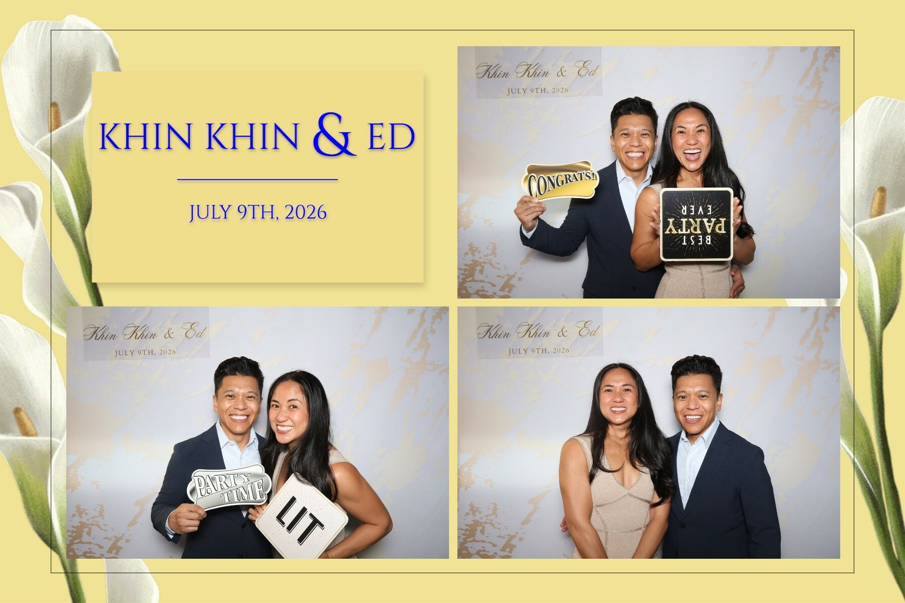 WEDDING OF ED MARTINI & KHIN KHIN SLONE